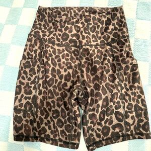 Cheetah Biker shorts